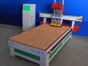 Фрезерный станок с ЧПУ LTT-K1325-3А LTT-1325A-3 Трёхшпиндельный фрезерный станок с ЧПУ