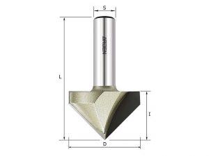 Фреза пазовая c углом 90гр. D=38.1x25.4x66 S=12 ARDEN 200281