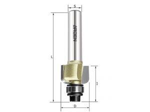 Фреза внешн.радиус Галтель (нижн. подш.) Z=2 R=2 D=13.5x9.5 S=8 ARDEN 305809