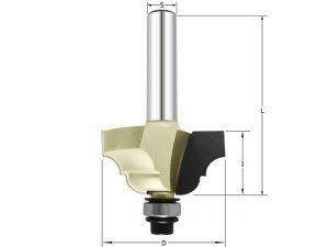 Фреза Классический римский гусёк R=6.35 D=38.1x19.5x69 S=12 (подш. 9.5мм) ARDEN 312231