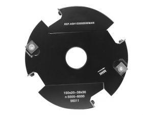 Фреза регулируемый паз насадная 150х20-39x32 Z4+4(14x14/20x12) Rotis AGH150322039