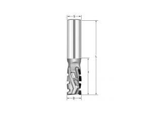 Фреза алмазная Rotis D=20x35x100 S=20 (2+2)Z (13 алмазных зубьев + 1 алмазный врезной) ROTIS 110.202