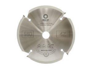 Пила алмазная по фиброцементу и гипсокартону с алмазными PCD зубьями 160x20x2.4/1.8 Z=4 PROCUT