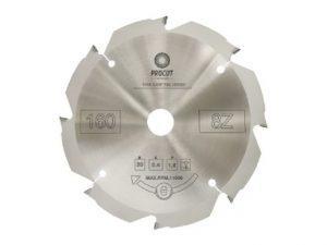 Пила алмазная по фиброцементу и гипсокартону с алмазными PCD зубьями 160x20x2.4/1.8 Z=8 PROCUT