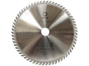 Пила ультратонкая для продольного и поперечного реза 165x20x1.7/1.2 Z=64 PROCUT 797.1652064A