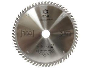 Пила ультратонкая для продольного и поперечного реза 160x20x1.7/1.2 Z=64 PROCUT 797.1602064A