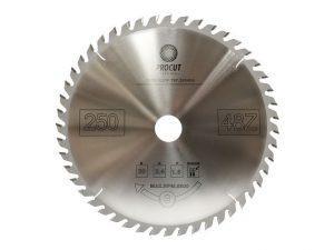 Пила торцовочная с тонким пропилом 250x30x2.4/1.6 Z=48 PROCUT 797.2503048A