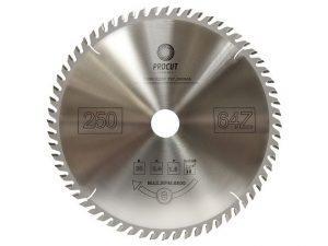 Пила торцовочная с тонким пропилом 250x30x2.4/1.6 Z=64 PROCUT 797.2503064A