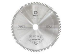 Пила торцовочная с тонким пропилом 260x30x2.4/1.6 Z=96 PROCUT 797.2603096F