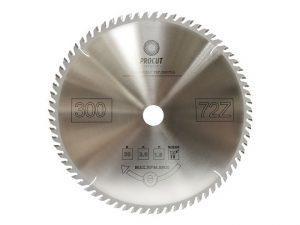 Пила торцовочная с тонким пропилом 300x30x2.6/1.8 Z=72 PROCUT 797.3003072A