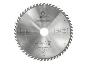 Пила универсальная по древесине, фанере 350x50x3.6/2.5 Z=54 PROCUT 798.3505054