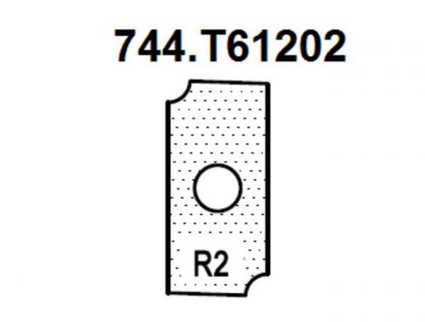 Нож внутренний радиус R2 (T61202) для 1472516512 Rotis 744.T61202