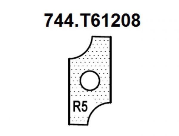 Нож внутренний радиус R5 (T61208) для 1472516512 Rotis 744.T61208