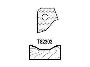 Нож профильный для фасадов (T82303) для 1473231212 Rotis 744.T82303