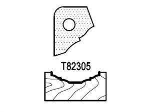 Нож профильный для фасадов (T82305) для 1473231212 Rotis 744.T82305