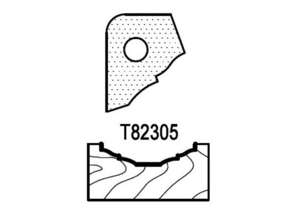 Нож профильный для фасадов (T82305) для 1473231212 Rotis 744.T82305