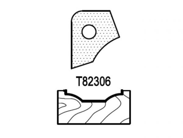 Нож профильный для фасадов (T82306) для 1473231212 Rotis 744.T82306