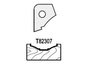 Нож профильный для фасадов (T82307) для 1473231212 Rotis 744.T82307