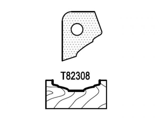 Нож профильный для фасадов (T82308) для 1473231212 Rotis 744.T82308