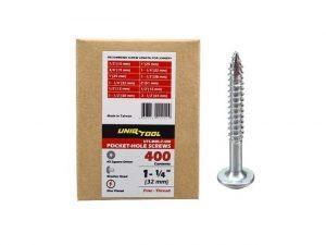 Саморезы UT оцинков. MAXI-LOC 1-1/2" (38мм) (шаг 1мм) упак. 250шт. Uniqtool UTS-LML-F-250