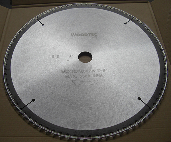 Пила дисковая Ø350 х 30 х 3,6/2,5 Z84 WZ WoodTec