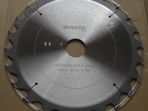 Пила дисковая Ø350 х 50 х 4,0/2,8 Z24 WZ WoodTec