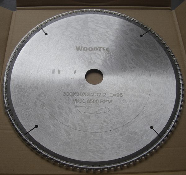 Пила дисковая Ø300 х 30 х 3,2/2,2 Z96 WZ WoodTec