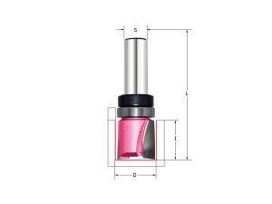 Фреза для выборки паза под петли с верхним подшипником D=19x19x60 S=12 PROCUT 109208BP