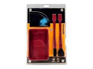 Набор для нанесения клея 4 предмета (ванночка 140x90мм) UNIQTOOL UTGL-0001