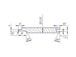 Фрезы IRONMAC для изготовления вагонки и евровагонки обозначение фрезы 2-Н
