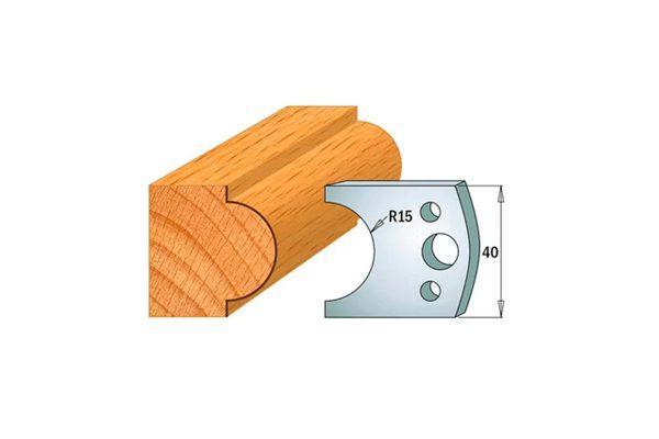 Нож профильный 40mm для насадной фрезы 15 Rotis 40069066