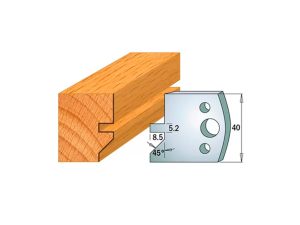 Нож профильный 40mm для насадной фрезы 17 Rotis 40069084