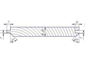 Фрезы IRONMAC для изготовления имитации бруса обозначение фрезы 8-Н-35