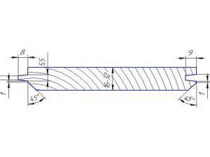 Фрезы IRONMAC для изготовления имитации бруса обозначение фрезы 9Т-Н-40