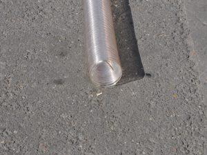 Воздуховод ПВХ прозрачный армированный стальной спиралью для систем аспирации D-100мм длина 6м.