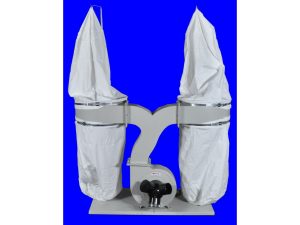 Пылеулавливающий агрегат MF2-1 с кнопкой пуск, 2 мешка, 3 кВт (аспирация)